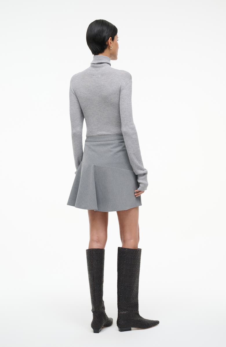 STAUD Rosie Pleated Miniskirt, Alternate, color, Static