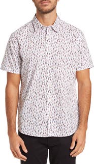 Slate & Stone Sailboat Printed Short Sleeve Poplin Shirt