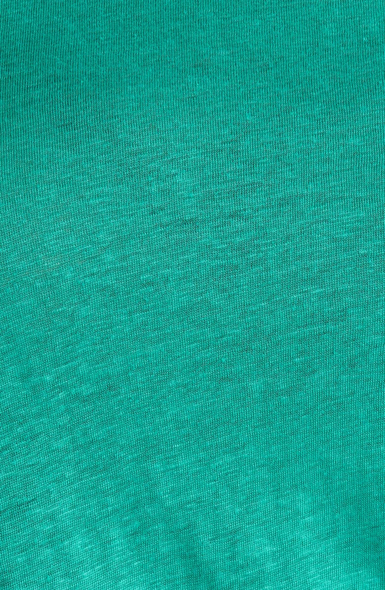 Eileen Fisher Organic Linen Crewneck T-Shirt, Alternate, color, Sea Star