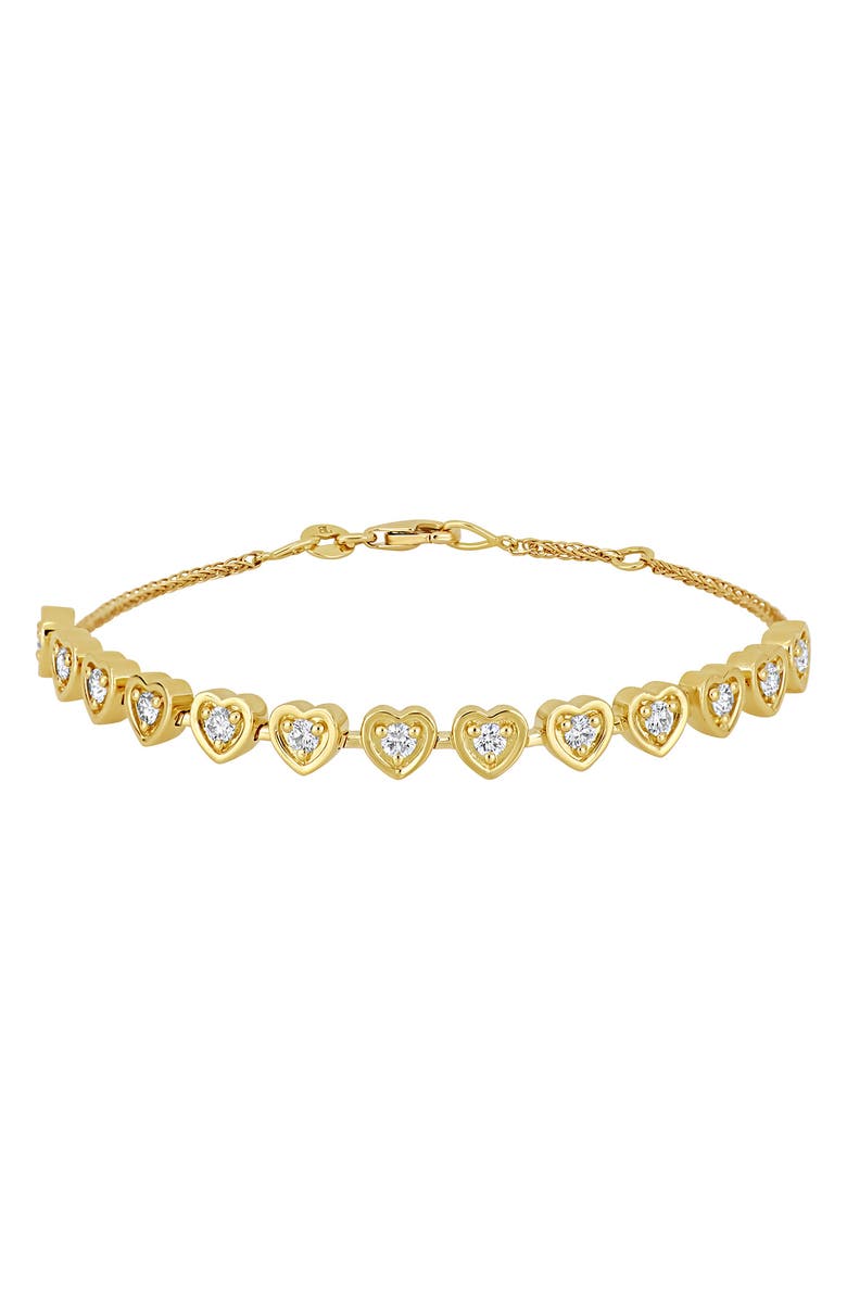 Bony Levy Kiera Diamond Line Bracelet, Main, color, 18K Yellow Gold