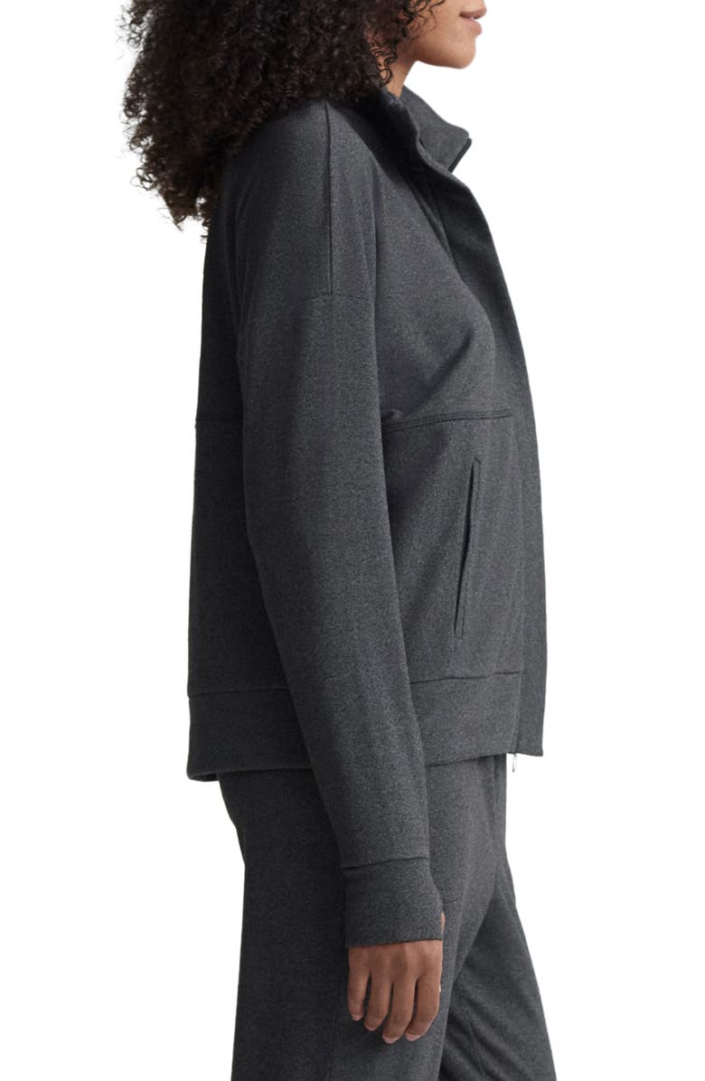 Varley Rozanna Midweight Knit Zip Jacket, Alternate, color, 