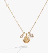 Alex and Ani Virgo Zodiac Charm Cluster Necklace