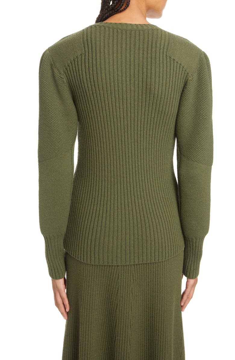 Chloé Mixed Stitch Wool Sweater, Alternate, color, 