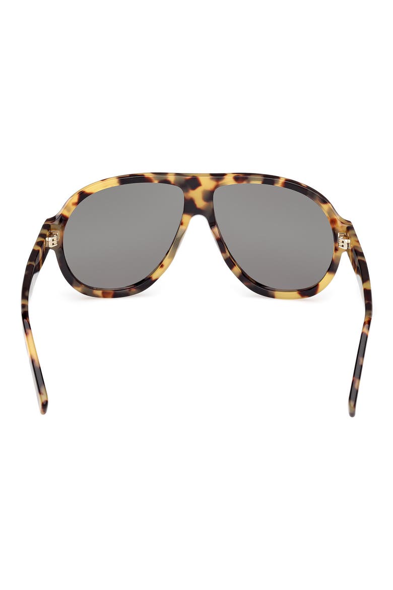 59mm Pilot Sunglasses, Alternate, color, BLONDE HAVANA / GREEN