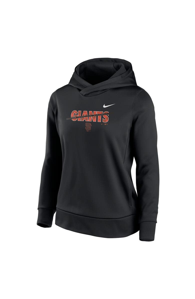Nike Women's Nike Black San Francisco Giants Club Angle Performance Pullover Hoodie, Alternate, color, 