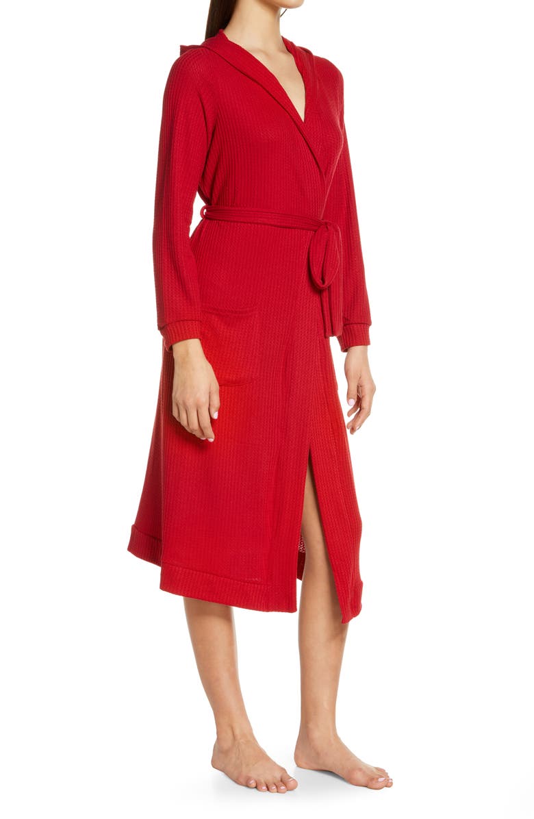 Honeydew Lounge Pro Hooded Robe, Alternate, color, Teaberry