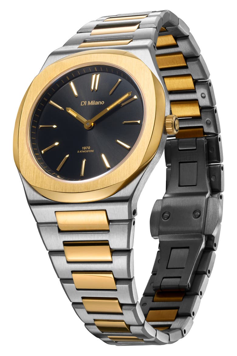 Ultra Thin Bracelet Watch, 34mm, Alternate, color, SILVER