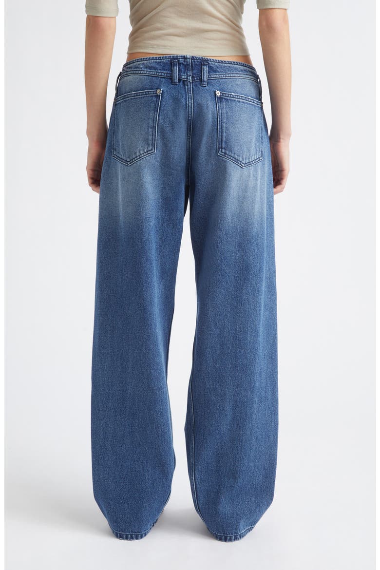 Lonati Ripped Cotton Straight Leg Jeans, Alternate, color, DENIM