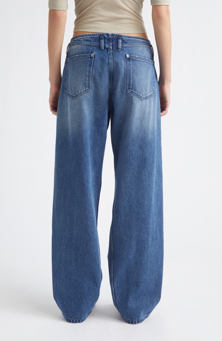 Paloma Wool Lonati Ripped Cotton Straight Leg Jeans, Alternate, color, Denim