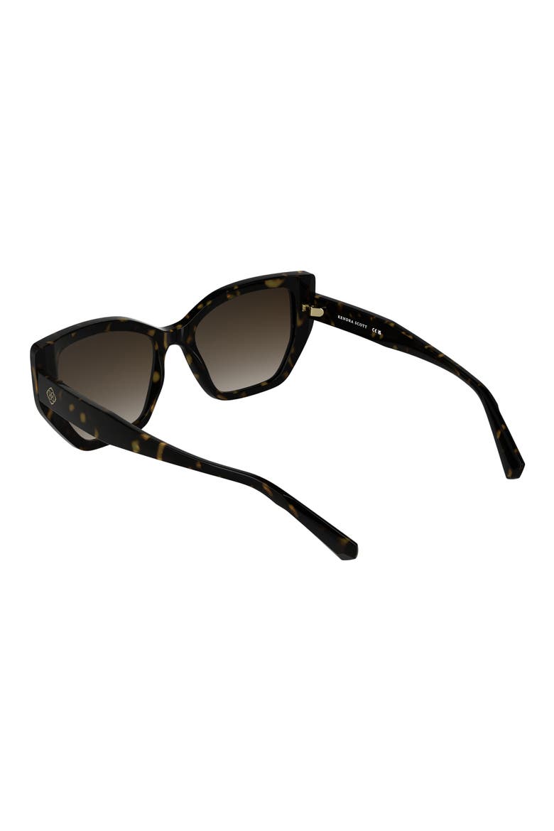 Dira 56mm Butterfly Sunglasses, Alternate, color, DARK TORTOISE