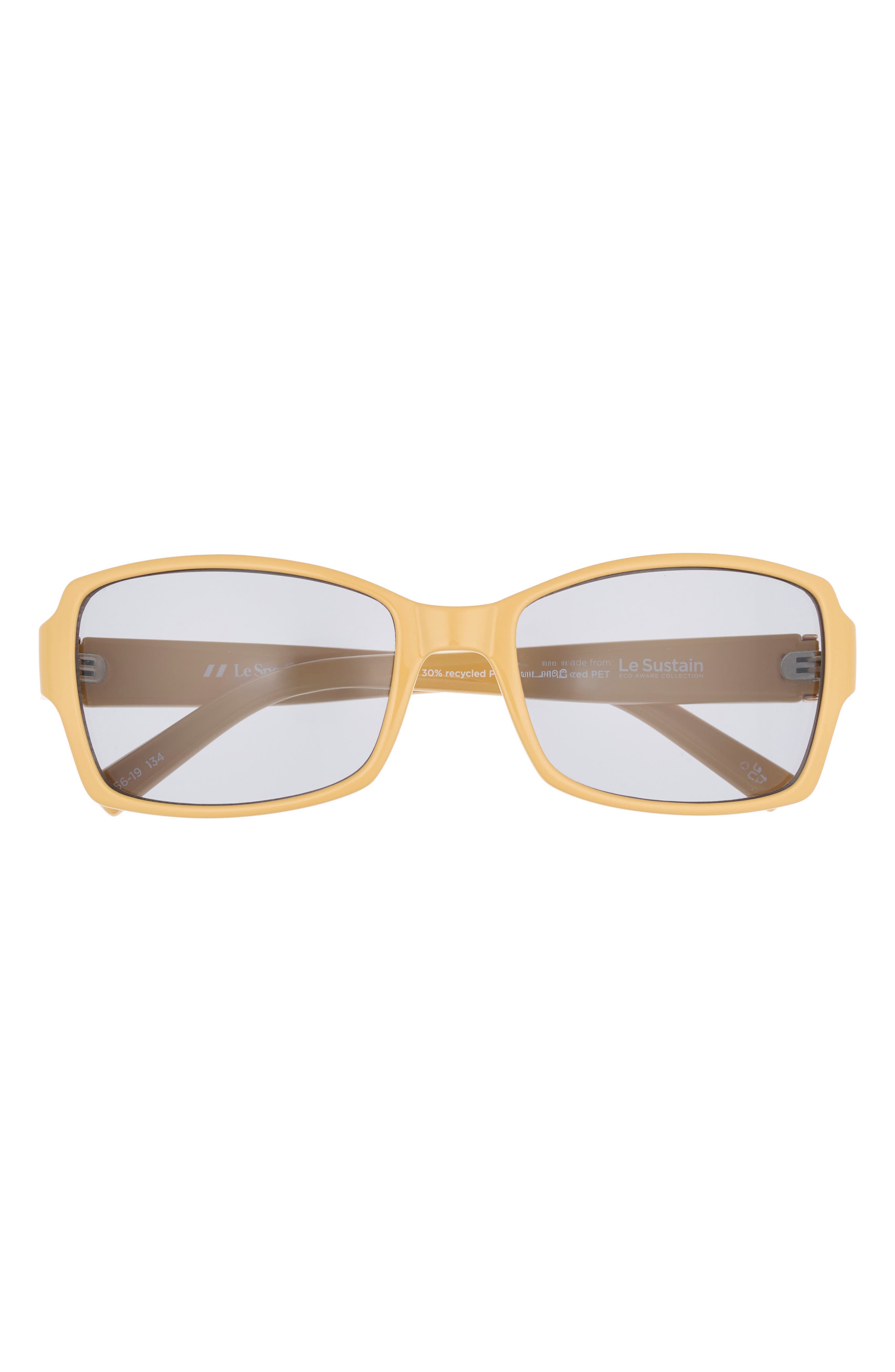 Le Specs Trance 56mm Rectangular Sunglasses