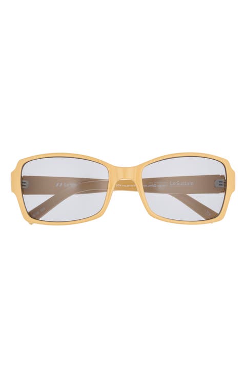 Trance 56mm Rectangular Sunglasses