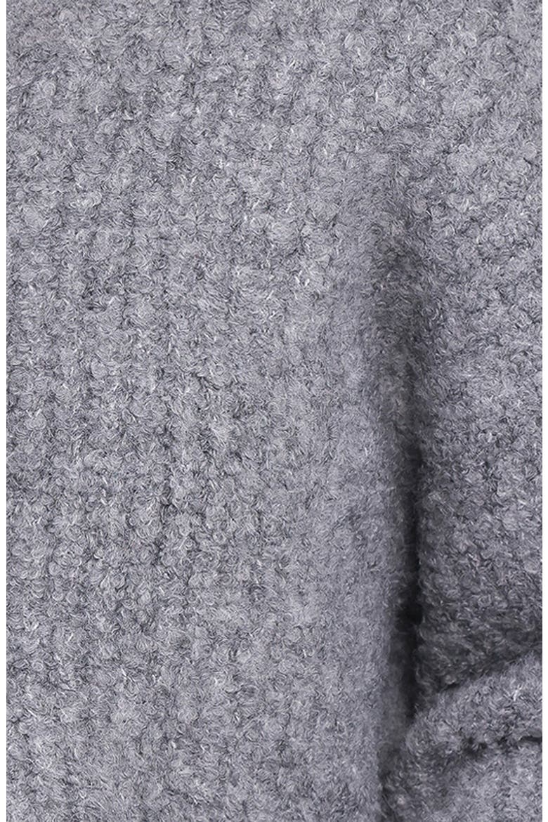 Albertine Bouclé Crop Cardigan, Alternate, color, GREY