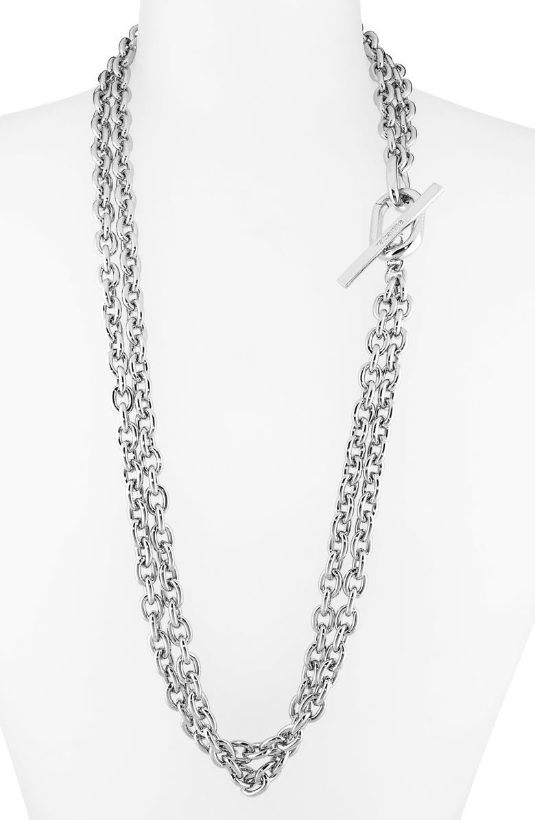 Rabanne XL Link Necklace, Alternate, color, 
