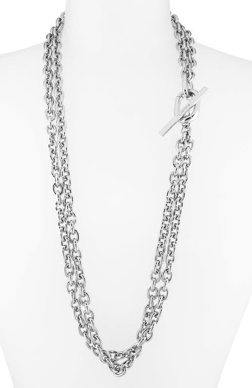Rabanne Xl Link Necklace In Silver