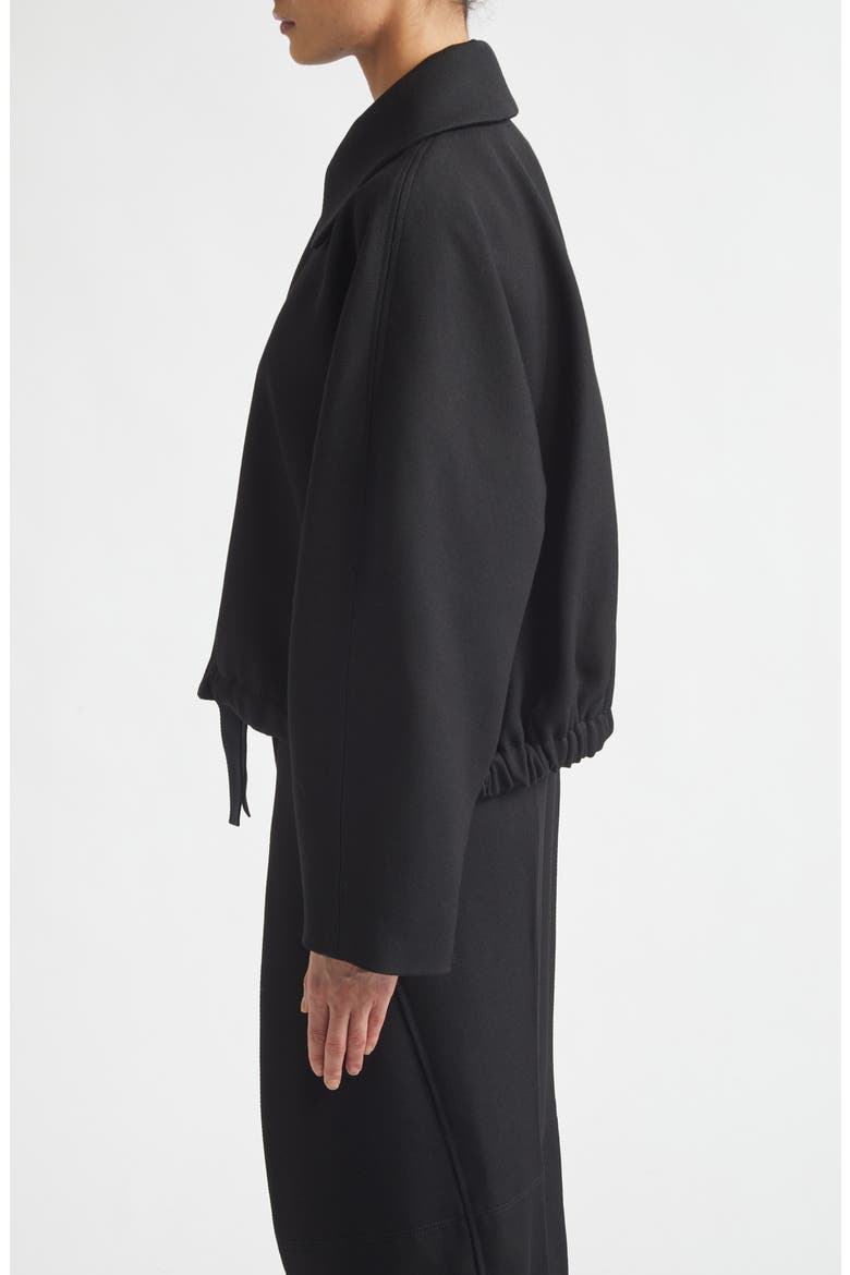 Arden Virgin Wool Bomber Jacket, Alternate, color, BLACK