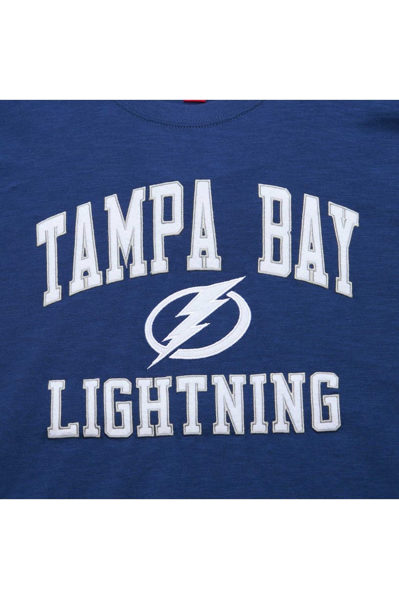 Men's Mitchell & Ness Blue Tampa Bay Lightning Legendary Slub T-Shirt, Alternate, color, Blue