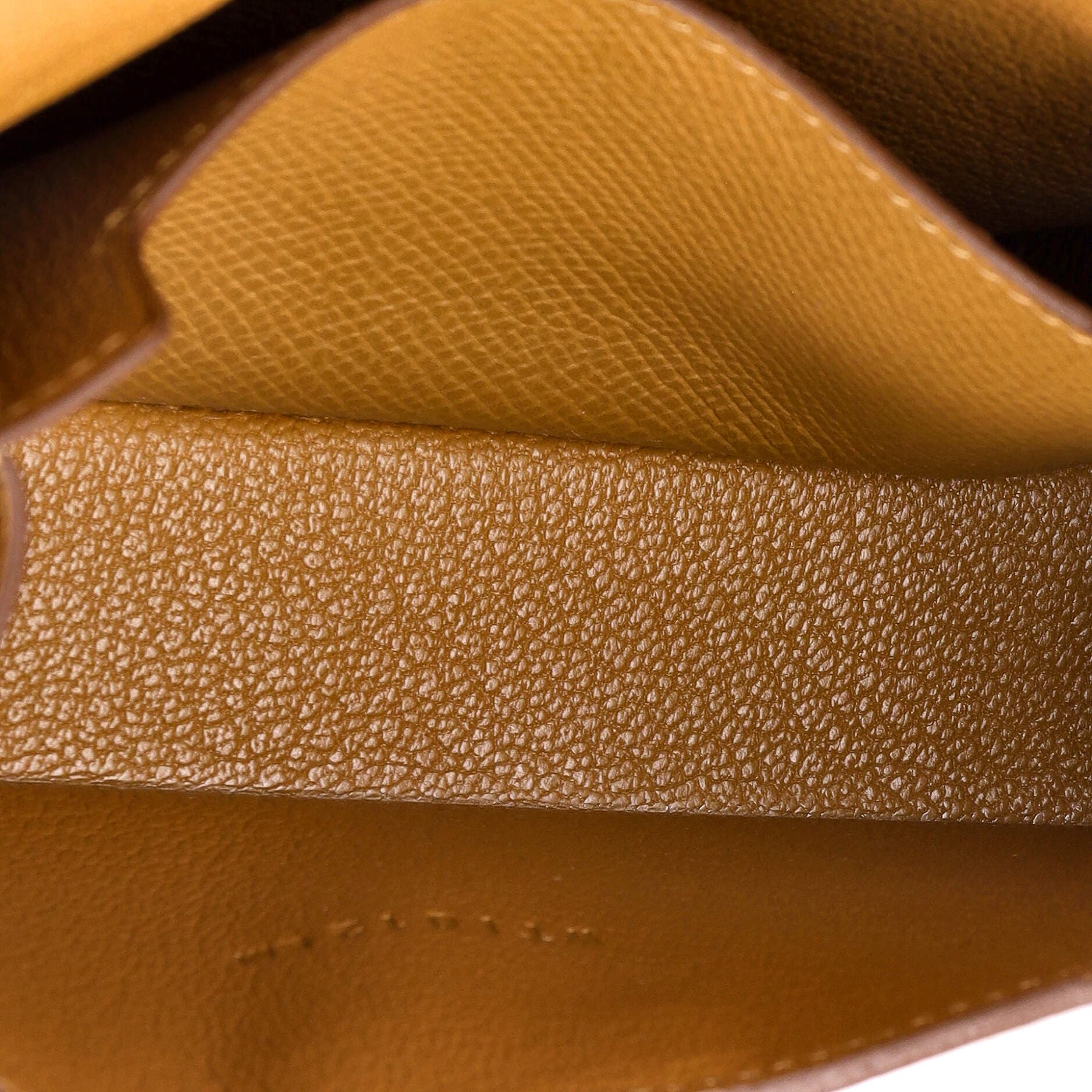 Pre-Owned Hermes Kelly Multi Pocket To Go Pouch Epsom, Alternate, color, Gold