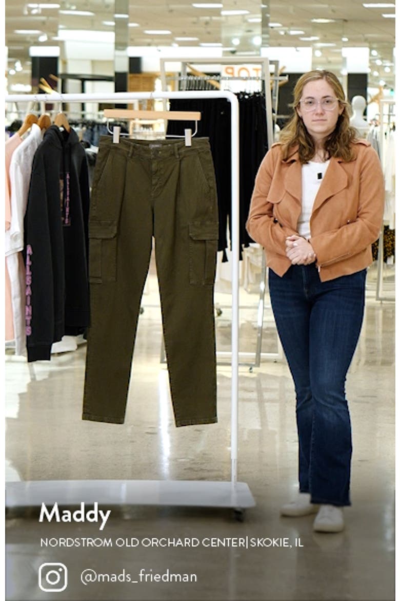 Micah Pleated Tapered Twill Cargo Pants video