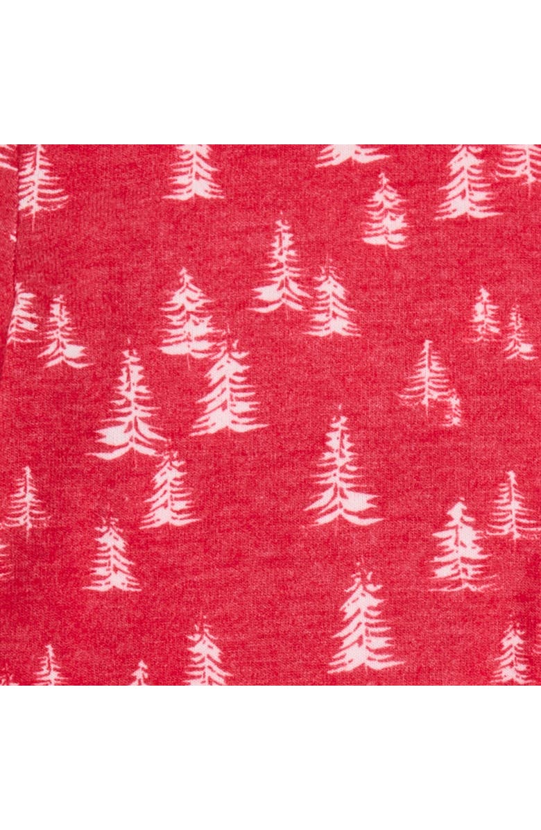 DEARFOAMS 2 Piece Lil Bear Holiday Pajama Set, Alternate, color, Red