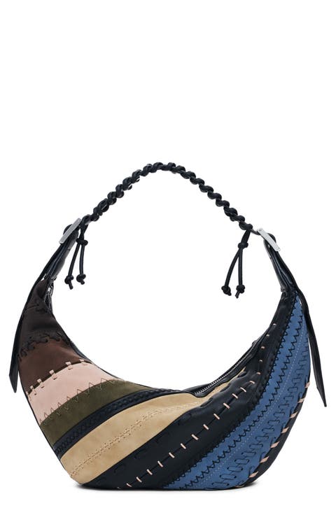 Faux Leather Crossbody Bag