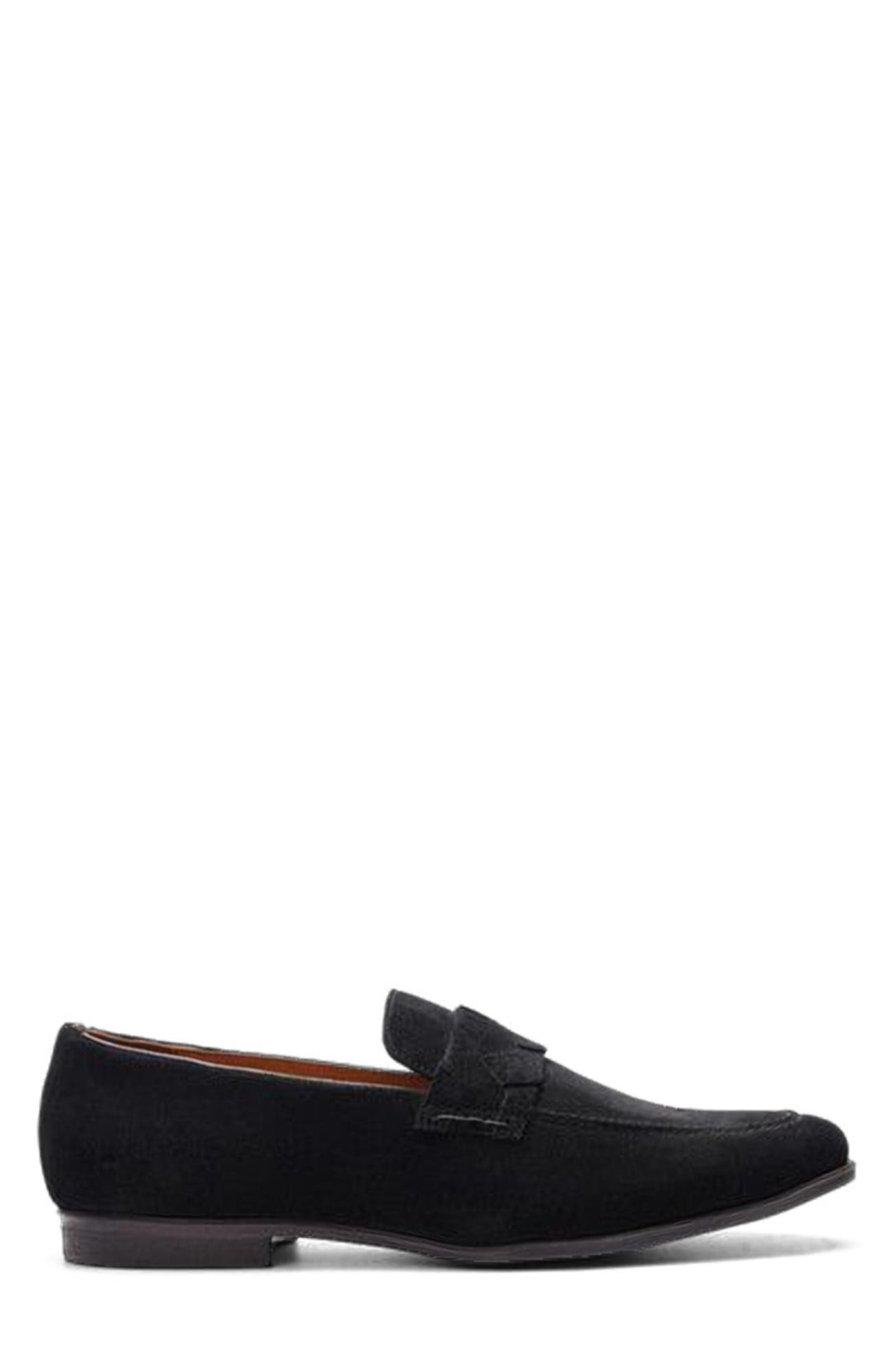 CARLOS SANTANA Groove Loafer, Alternate, color, Black Suede