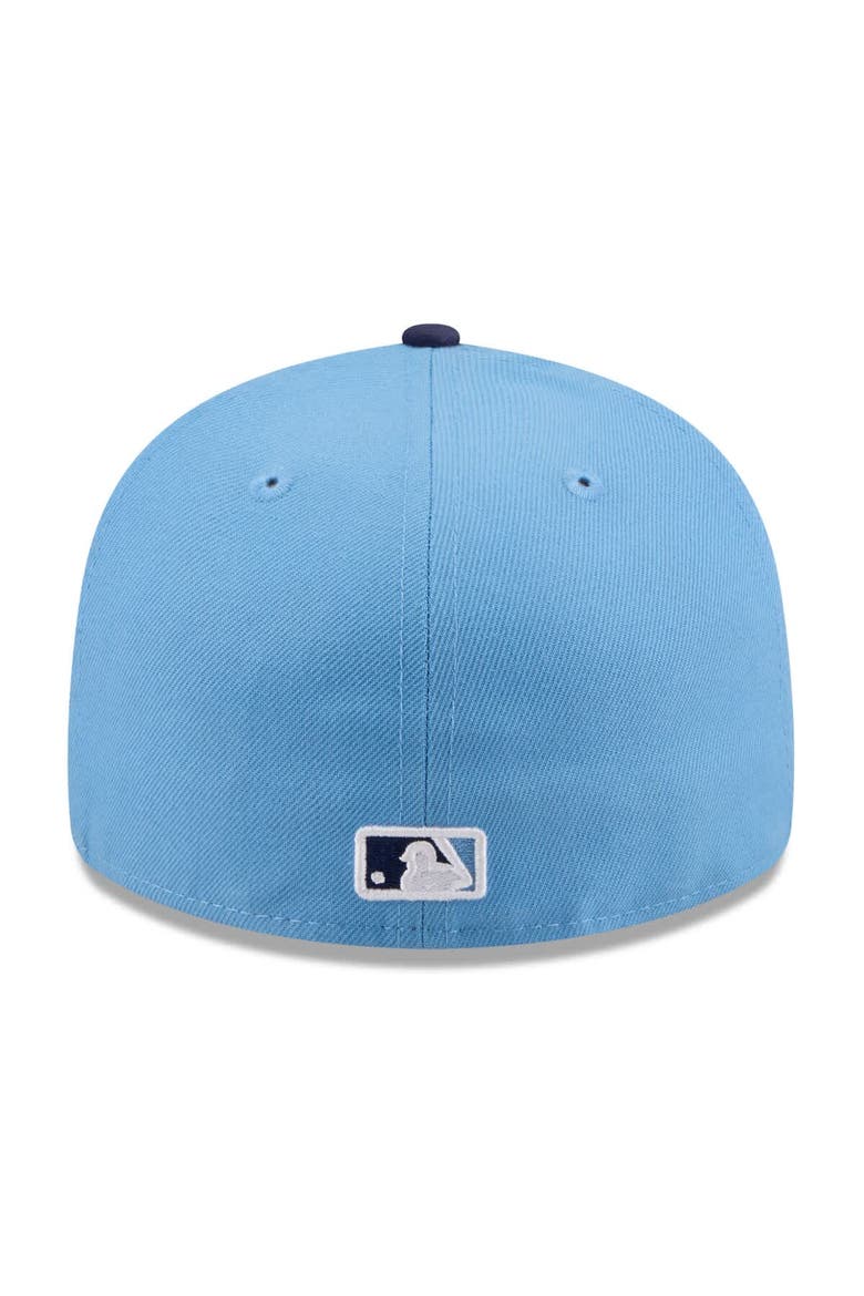 Men's New Era  Light Blue/Navy Tampa Bay Rays 2026 Spring Training Low Profile 59FIFTY Fitted Hat, Alternate, color, Light Blue
