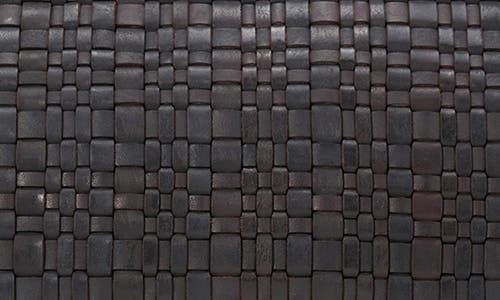 Staud Maude Woven Leather Clutch Bag