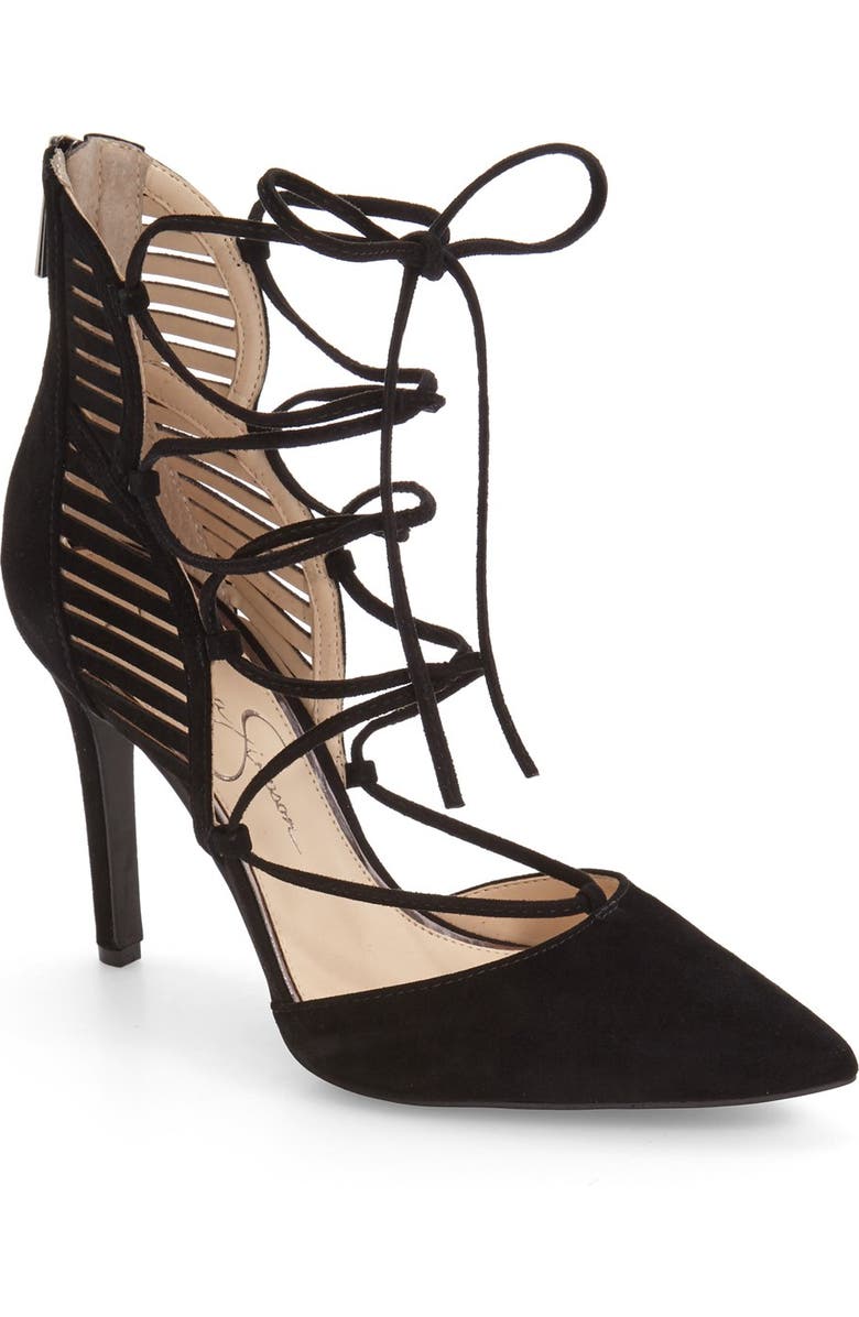 Jessica Simpson 'Cynessa' Ghillie Cage Pump, Main, color,