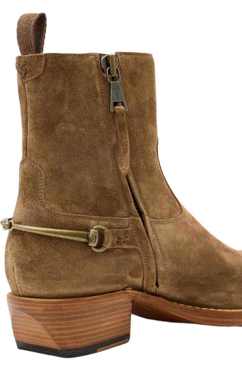 John Varvatos Walker Bit Boot, Alternate, color, Rye