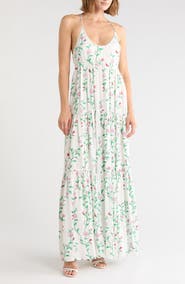 Longchamp Floral Tiered Maxi Dress