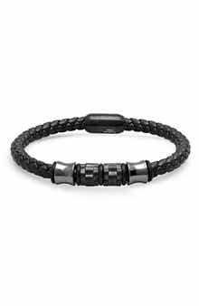 Men's Braided Leather Bracelet
