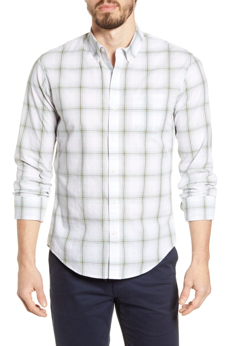 Bonobos Summer Weight Slim Fit Plaid Button-Down Shirt, Main, color,