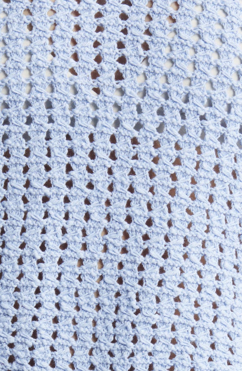 FRAME Open Stitch Cotton Crewneck Sweater, Alternate, color, 