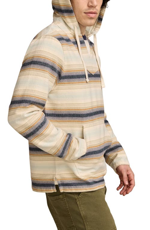 Lucky Brand Baja Stripe Ombré Cotton Hoodie