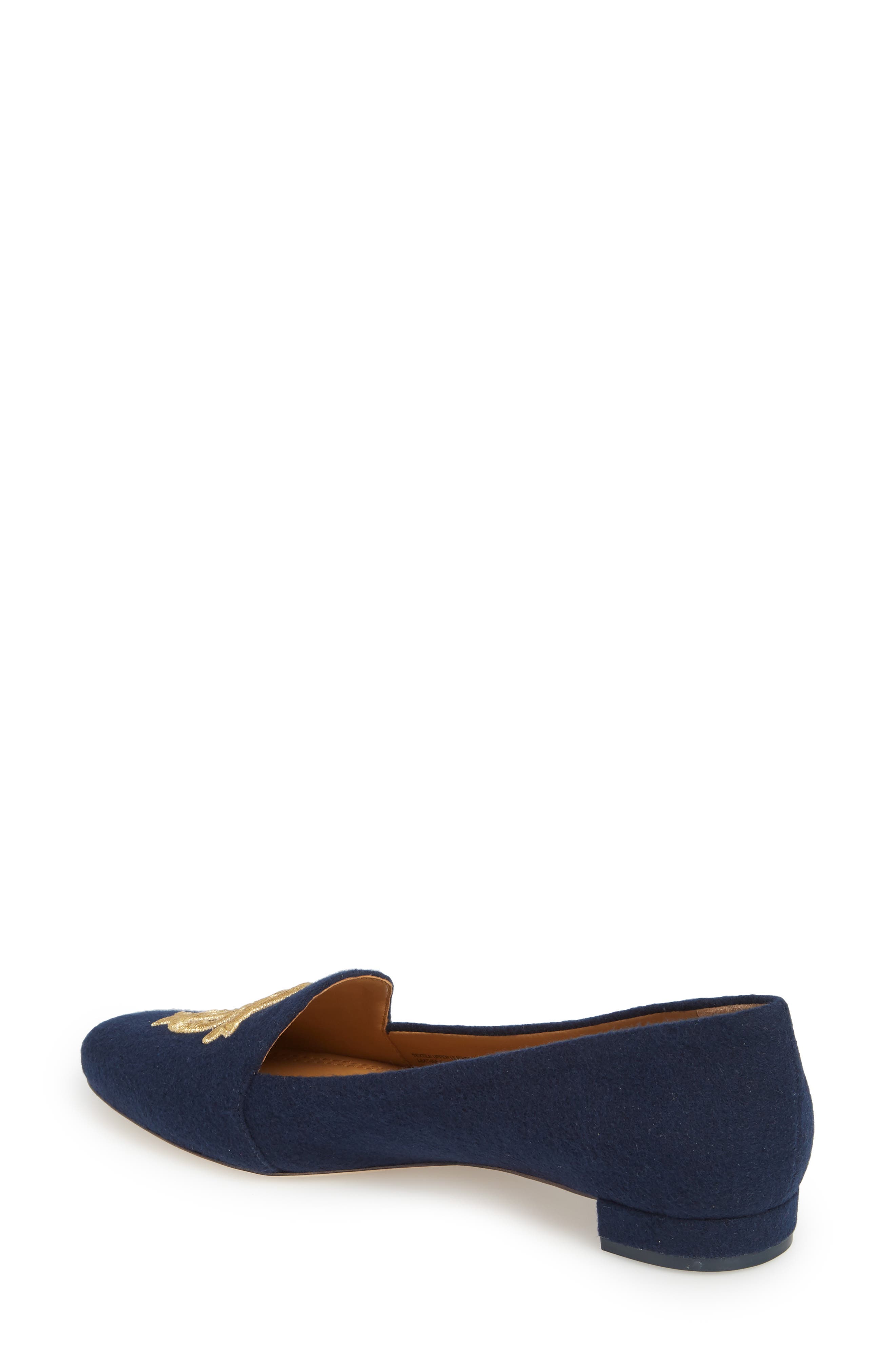 Antonia Monogram Loafer, Alternate, color, PERFECT NAVY