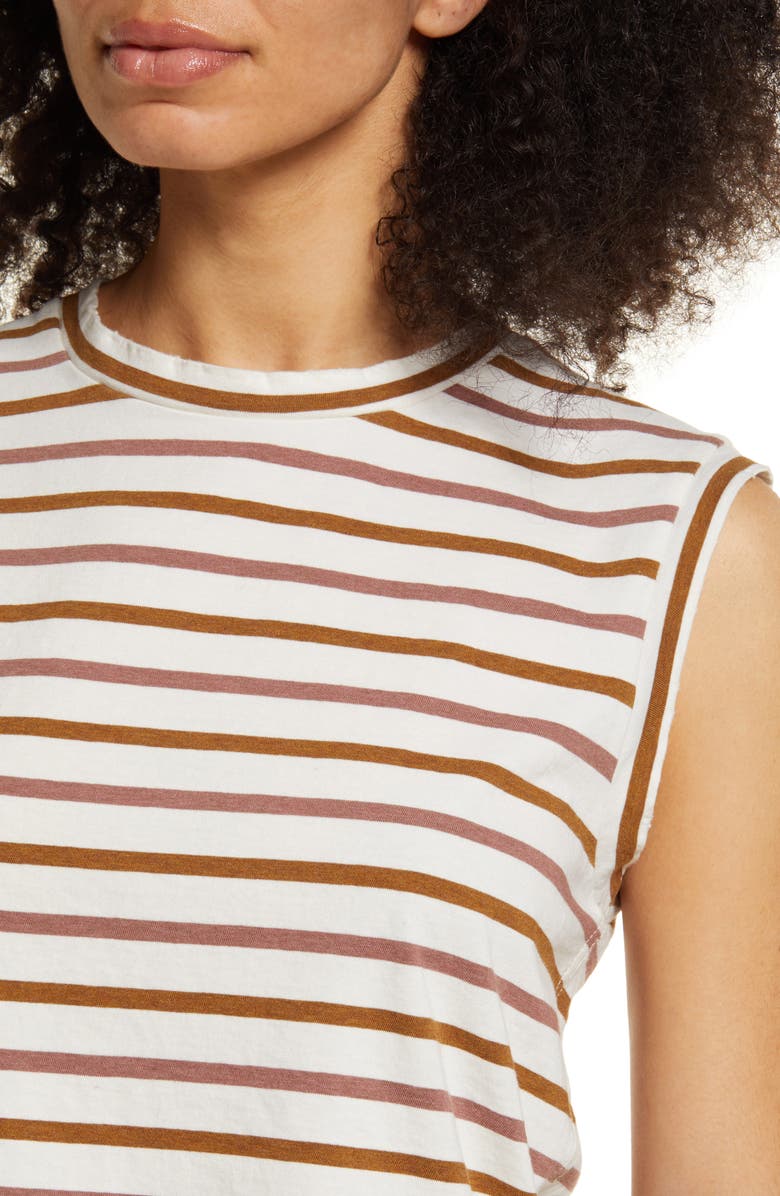 AMO Babe Stripe Cotton Tank Top, Alternate, color,
