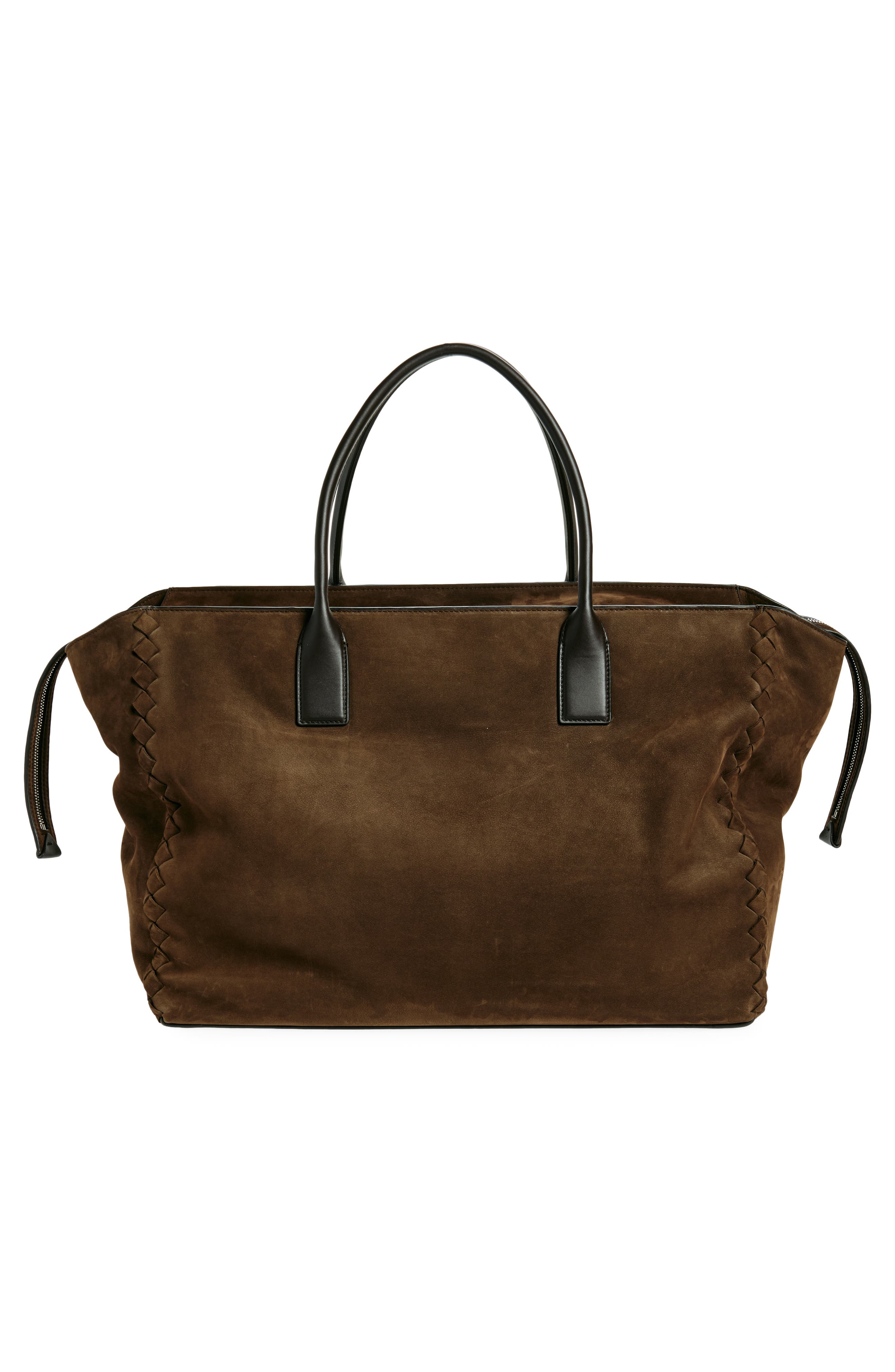 Bottega Veneta Large Zipped Cabat Nubuck Leather Tote, Alternate, color, 