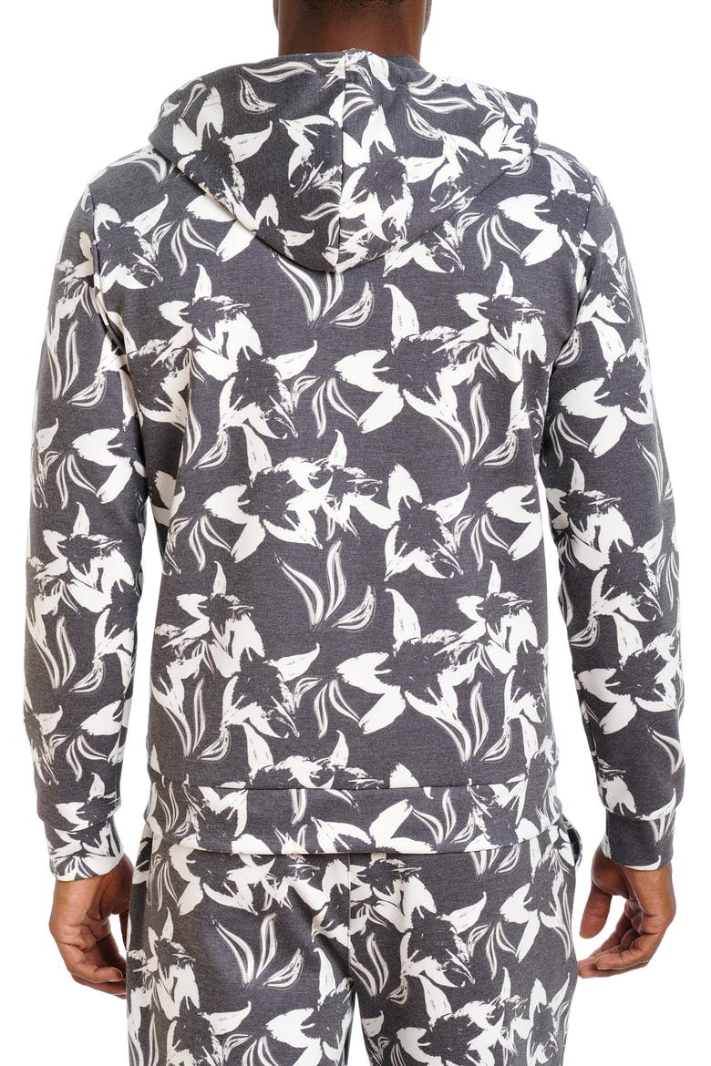 Bermuda Grass Stretch Zip-Up Hoodie Jacket, Alternate, color, MULTI