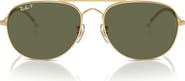 Ray-Ban Bain Bridge 60mm Polarized Pillow Aviator Sunglasses