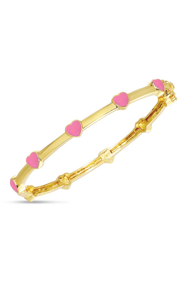 Kids' Heart Station Bangle, Main, color, PINK