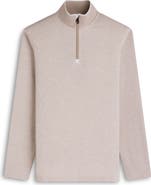 Bugatchi Soft Touch Quarter Zip Pullover