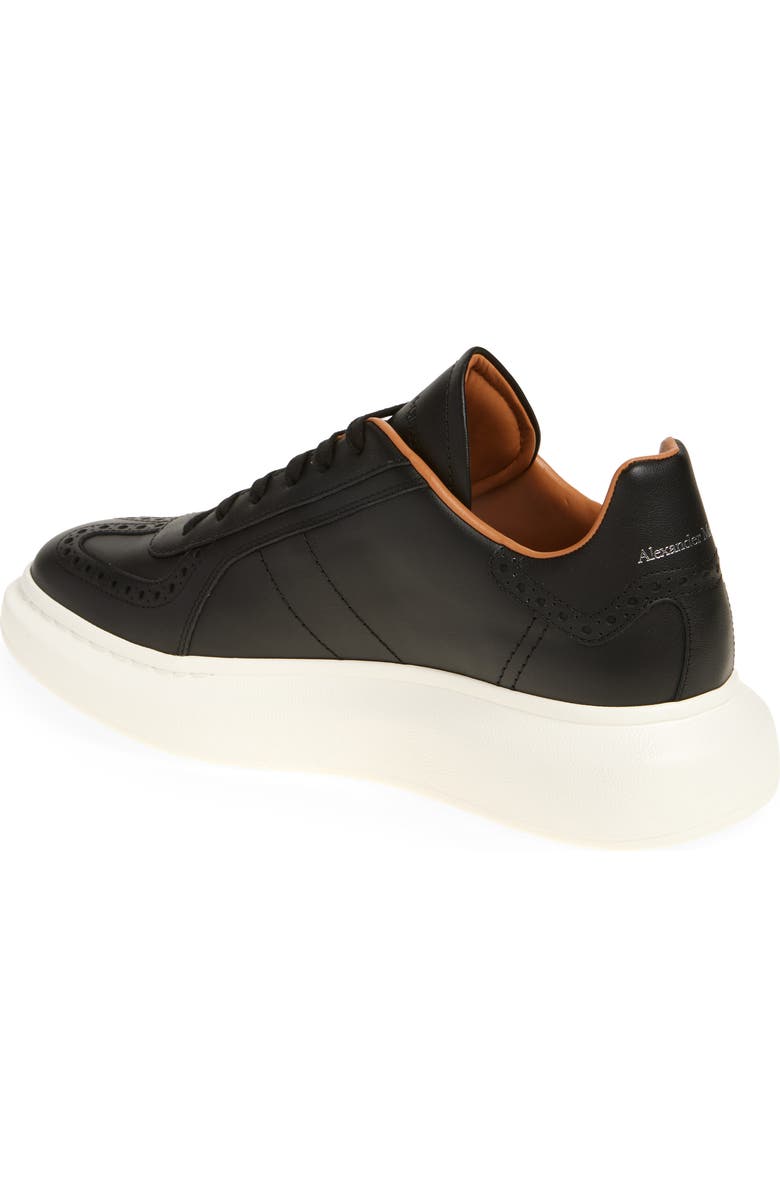 McQueen Retro Sneaker, Alternate, color, Absolute Black