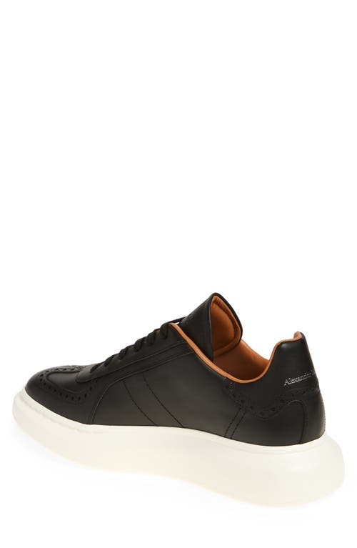 Alexander Mcqueen Mcqueen Retro Sneaker In Absolute Black