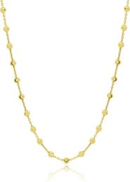 The Lovery Fine Jewelry Moon Bead Link Necklace