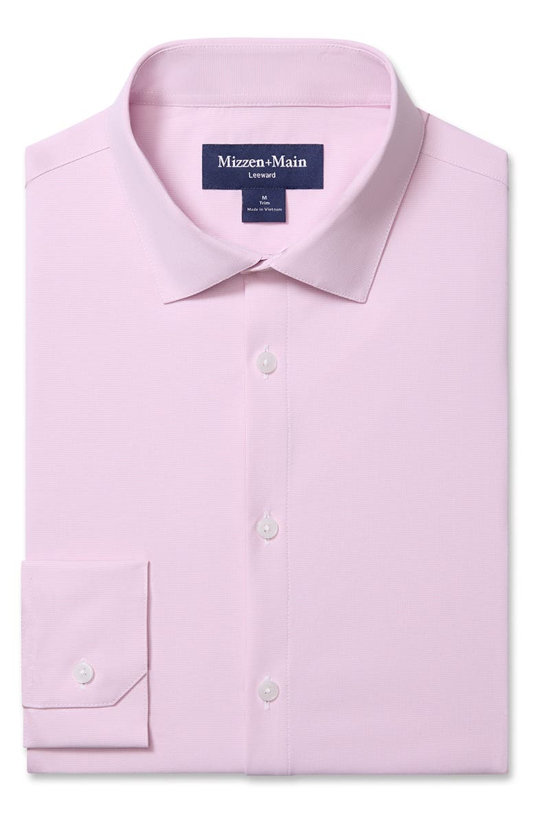 Mizzen+Main Leeward Trim Fit Check Performance Button-Up Shirt, Alternate, color, 