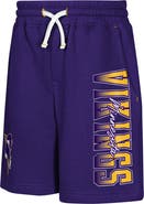 Outerstuff Youth Outerstuff  Purple Minnesota Vikings Audible Fleece Shorts