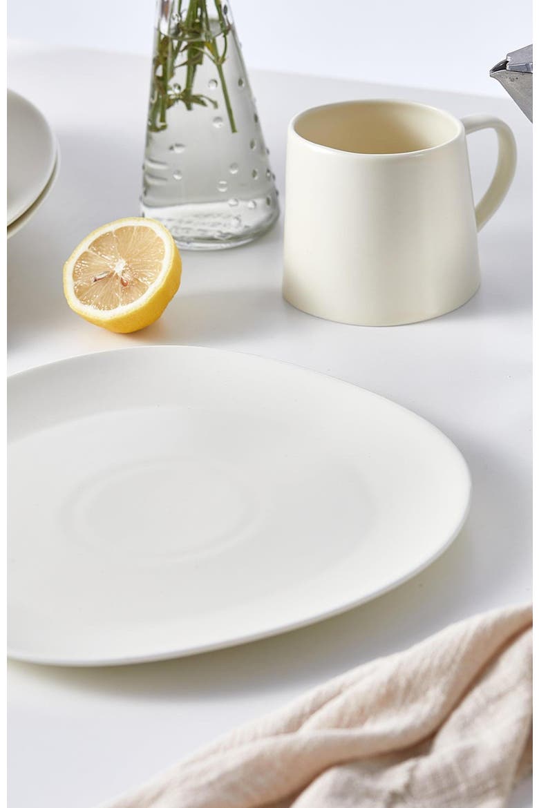 Delilah Porcelain 6-Piece Dinner Plate Set, Alternate, color, Lime Green