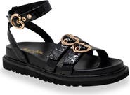 CHASE AND CHLOE Elaxi Flatform Sandal