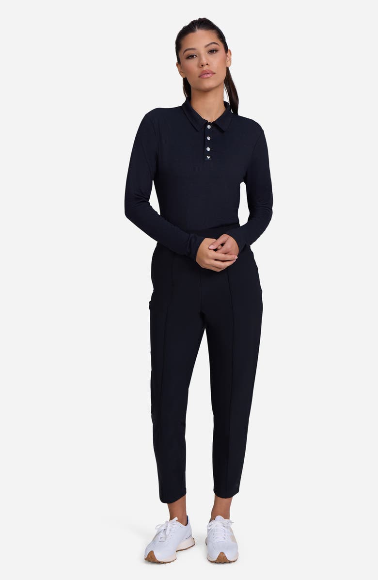 Bad Birdie Bad Elements Cooling Mesh Long Sleeve Polo, Alternate, color,